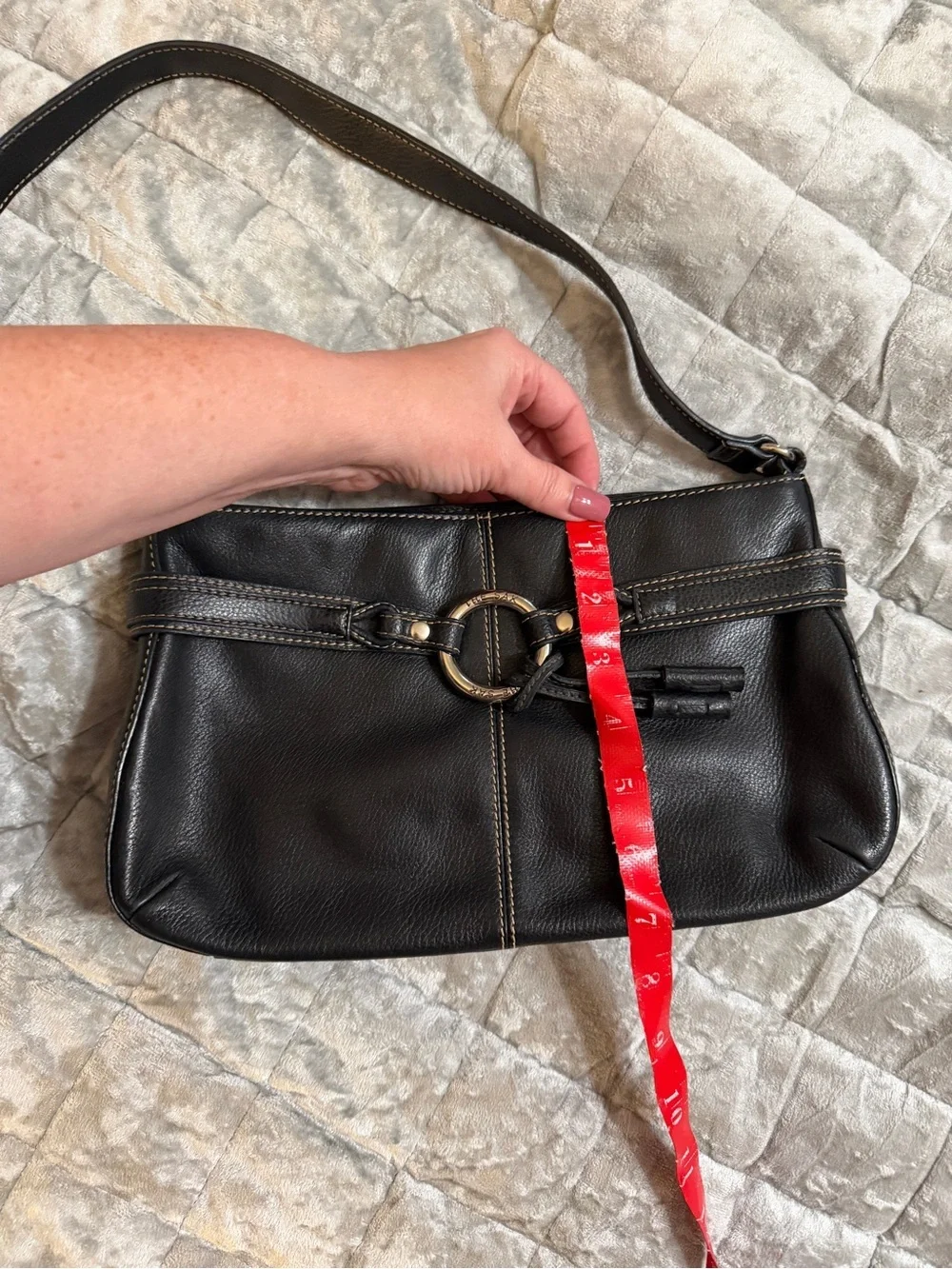 The Sak Black Leather Shoulder bag